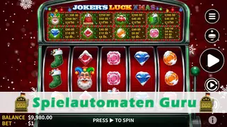 Spielautomat Symbol Jokers Luck XMAS (Skywind) Slot