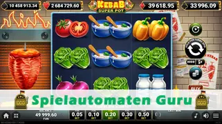 Spielautomat Symbol Kebab Super Pot (Amusnet) Slot