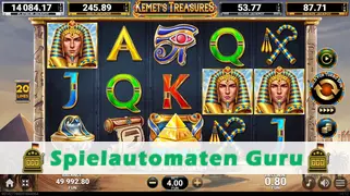 Spielautomat Symbol Kemets Treasures Egypt Quest (Amusnet) Slot