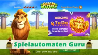 Spielautomat Symbol Safari Mystery (TaDa Gaming) Slot