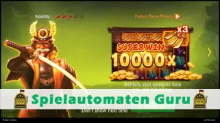 Spielautomat Symbol Shogun (TaDa Gaming) Slot