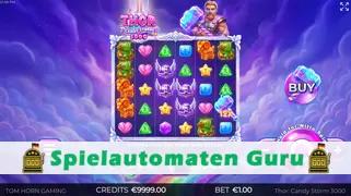 Spielautomat Symbol Thor Candy Storm 3000 (Tom Horn) Slot