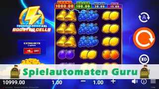 Spielautomat Symbol Thunder Coins XXL Booster Cells (Playson) Slot