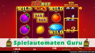 Spielautomat Symbol X15 HOT (TaDa Gaming) Slot