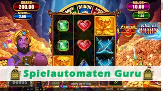 Spielautomat Symbol Xtreme 3 - Wish of Riches (Greentube) Slot