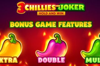 Spielautomat Symbol 3 Chillies and Joker Hold and Win