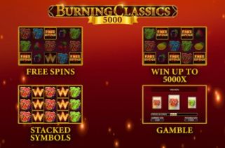 Spielautomat Symbol Burning Classics 5000