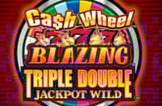 Spielautomat Symbol Cash Wheel Blazing 777 Triple Double Jackpot Wild