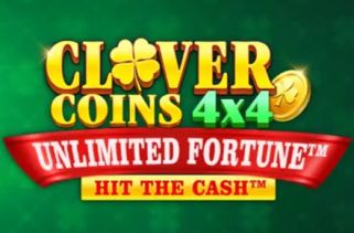 Spielautomat Symbol Clover Coins 4x4 Unlimited Fortune