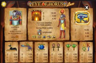Spielautomat Symbol Eye of Horus Luxe