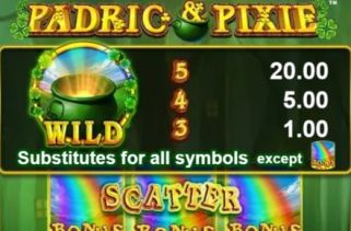 Spielautomat Symbol Padric & Pixie