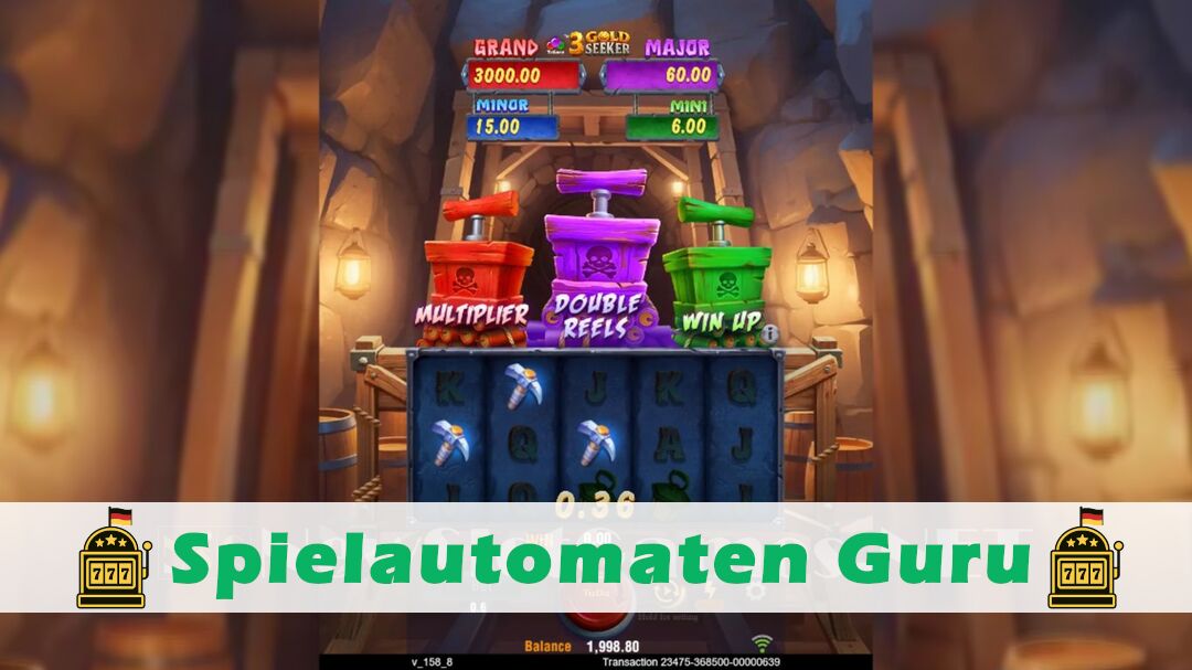 Demo des Spielautomaten 3 Gold Seeker (TaDa Gaming) Slot