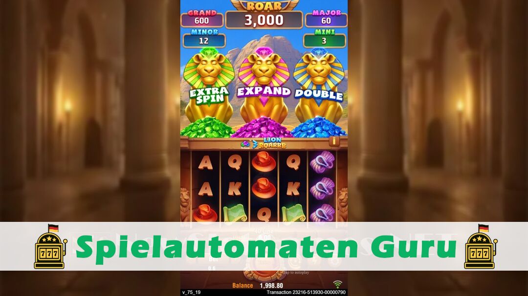 Demo des Spielautomaten 3 Lion Roarrr (TaDa Gaming) Slot