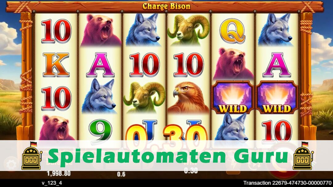 Demo des Spielautomaten Charge Bison (TaDa Gaming) Slot