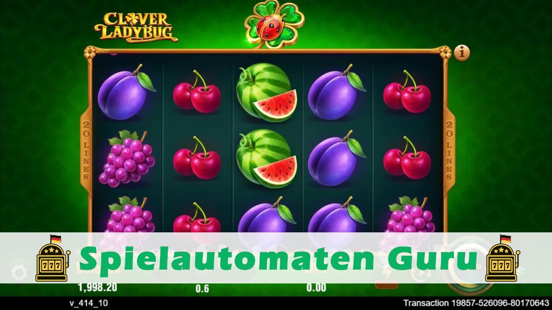Demo des Spielautomaten Clover Ladybug (TaDa Gaming) Slot