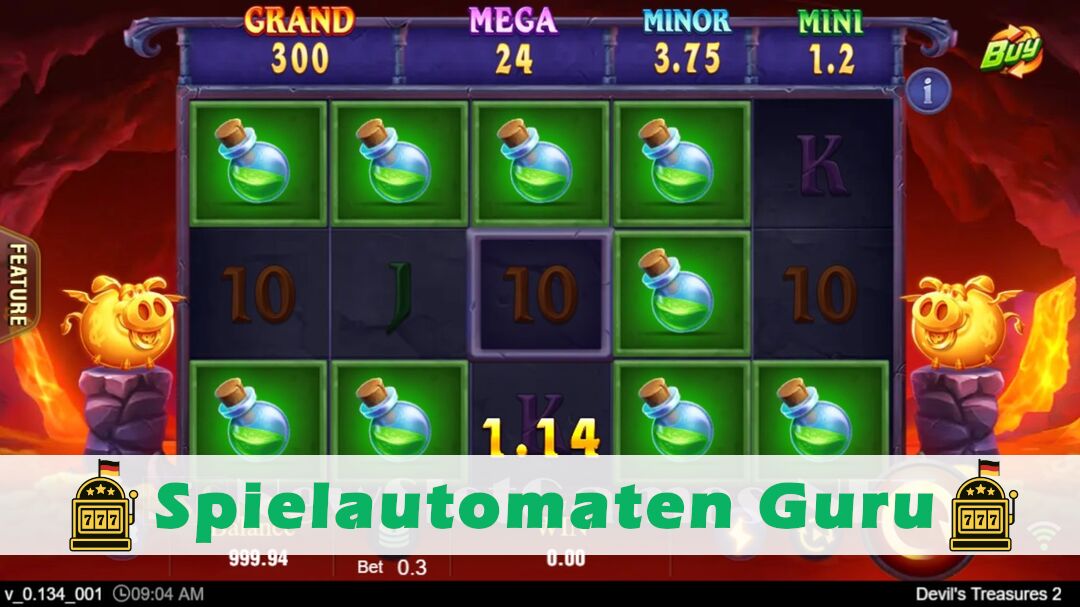 Demo des Spielautomaten Devils Treasures 2 (TaDa Gaming) Slot
