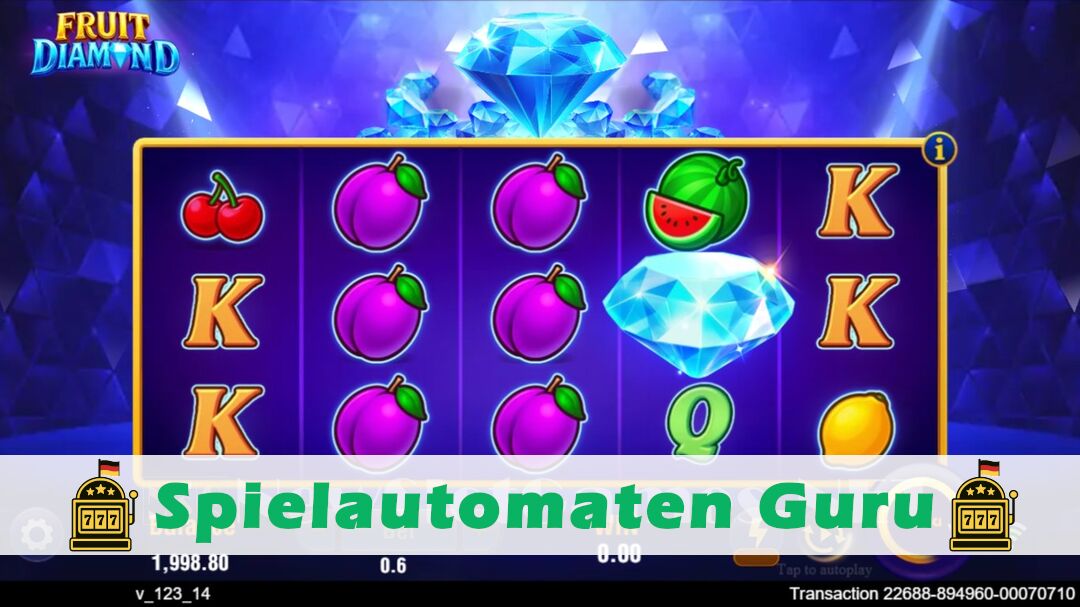 Demo des Spielautomaten Fruit Diamond (TaDa Gaming) Slot