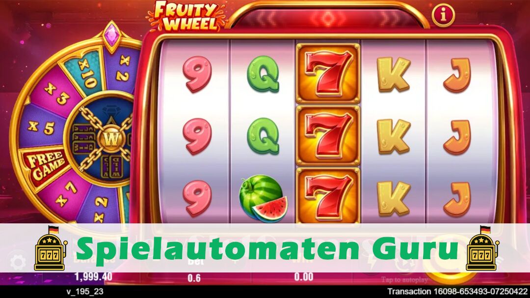 Demo des Spielautomaten Fruity Wheel (TaDa Gaming) Slot