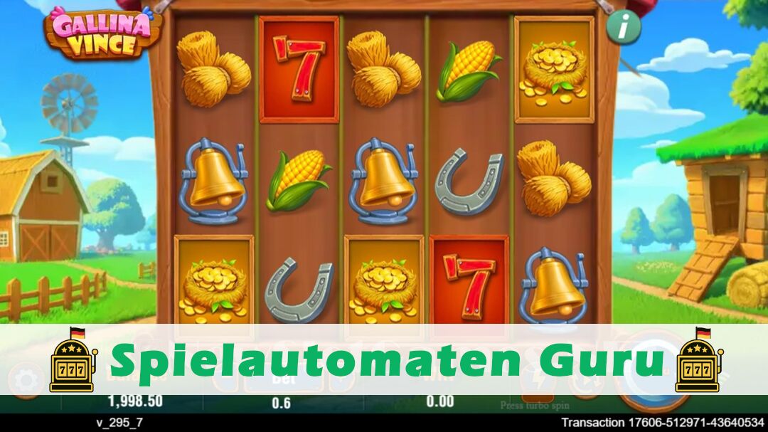 Demo des Spielautomaten Gallina Vince (TaDa Gaming) Slot
