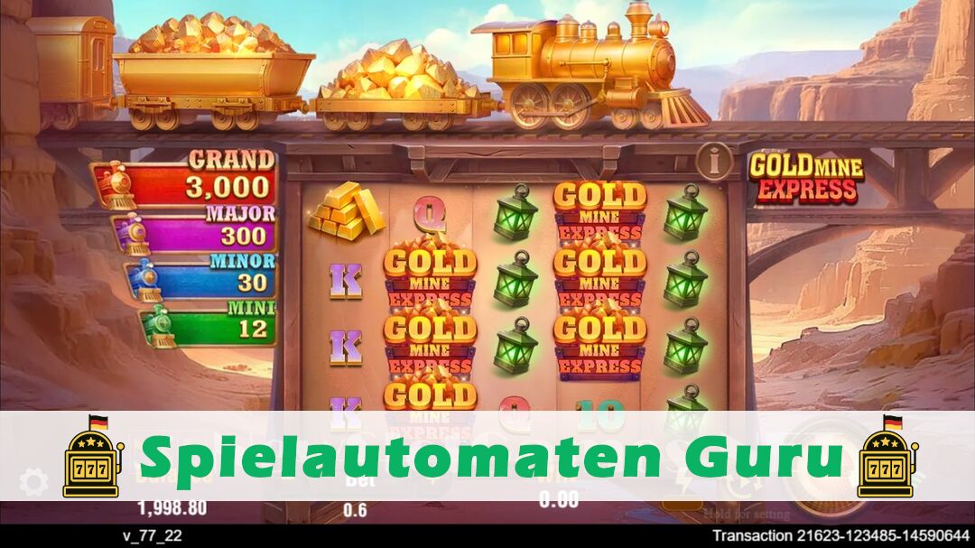 Demo des Spielautomaten Gold Mine Express (TaDa Gaming) Slot