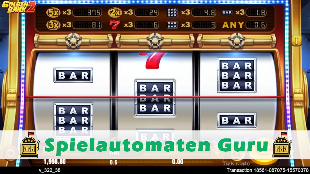 Demo des Spielautomaten Golden Bank 2 (TaDa Gaming) Slot