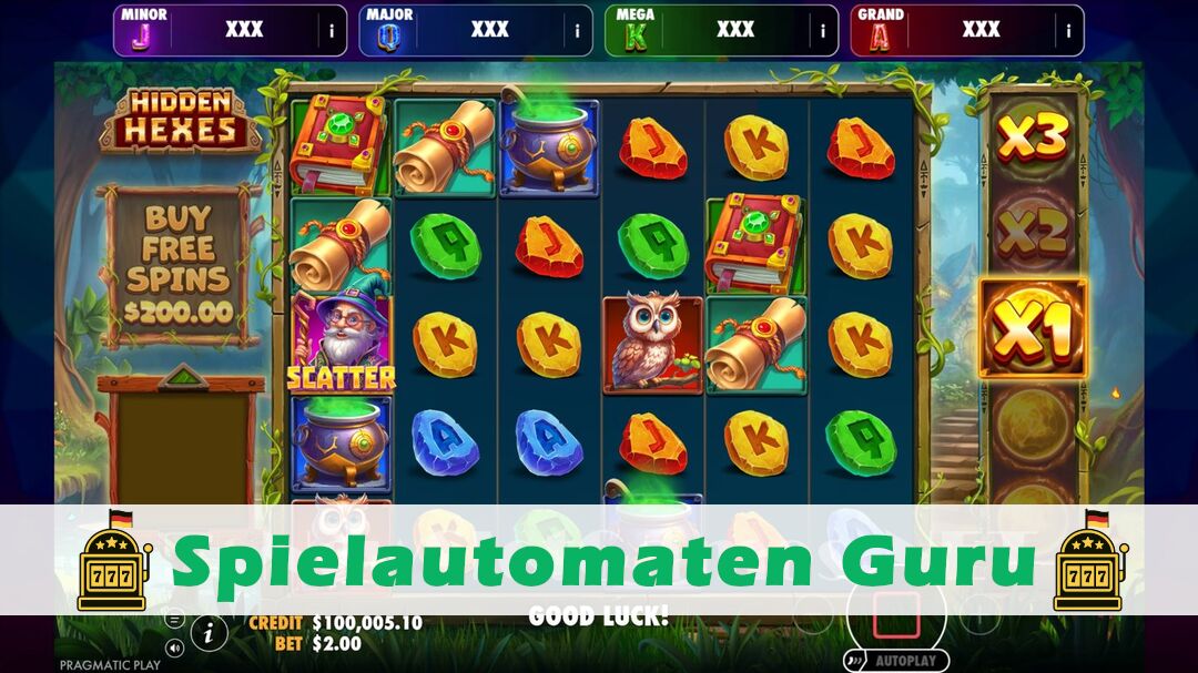 Demo des Spielautomaten Hidden Hexes Jackpot Bonanza (Pragmatic Play) Slot