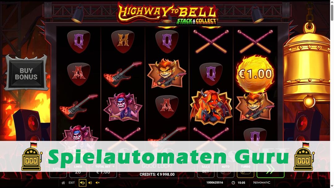 Demo des Spielautomaten Highway to Bell Stack & Collect (Greentube) Slot