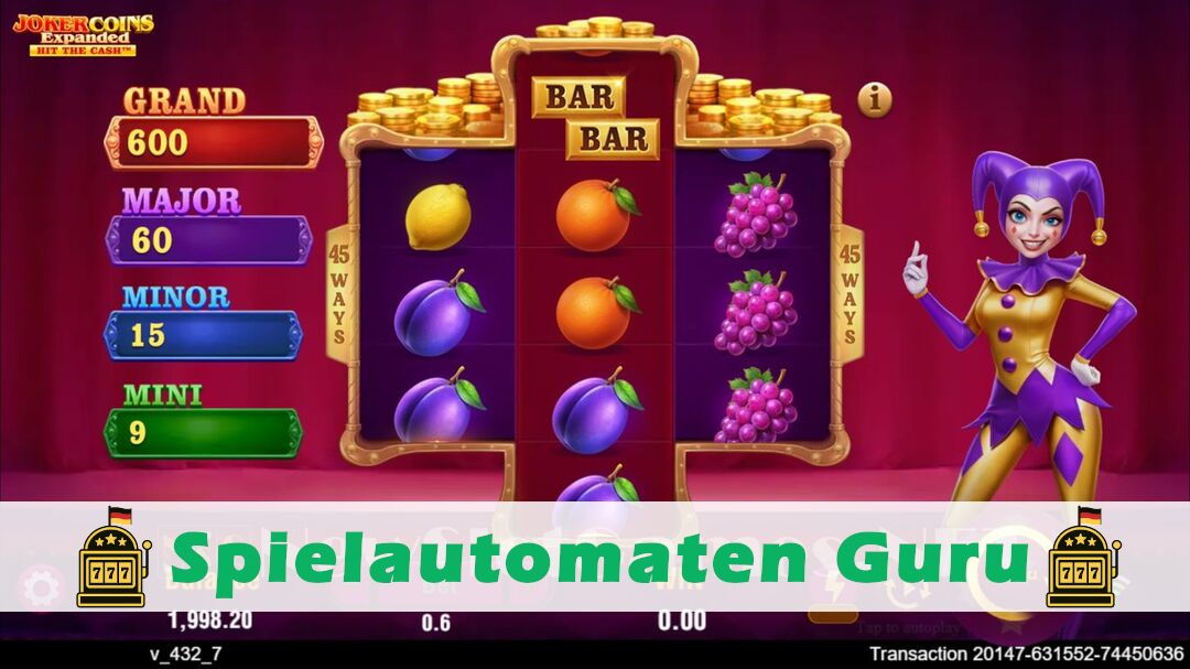 Demo des Spielautomaten Joker Coins Expanded Hit the Cash (TaDa Gaming) Slot