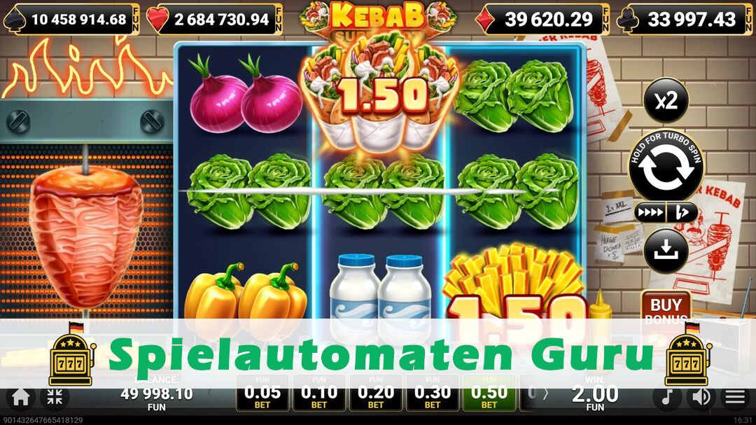 Demo des Spielautomaten Kebab Super Pot (Amusnet) Slot