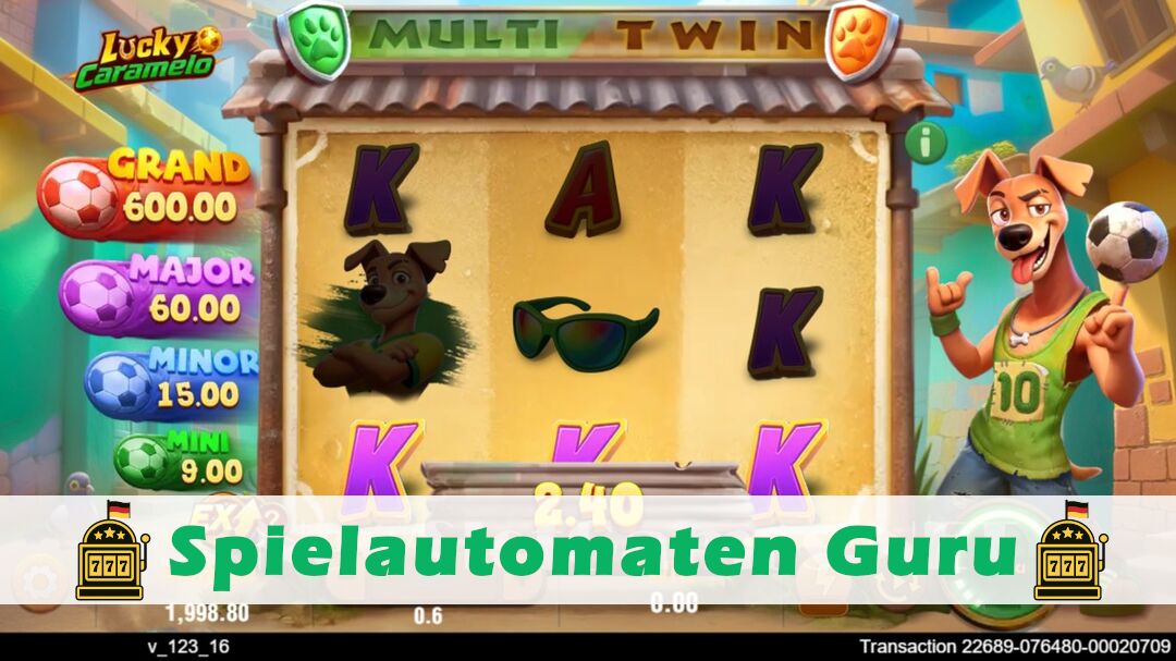 Demo des Spielautomaten Lucky Caramelo (TaDa Gaming) Slot