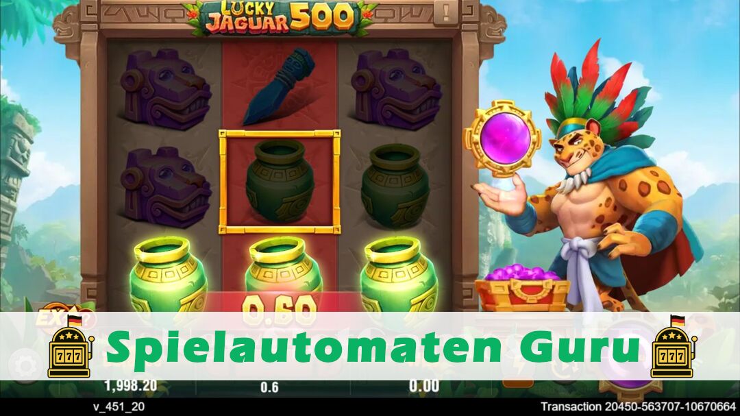 Demo des Spielautomaten Lucky Jaguar 500 (TaDa Gaming) Slot