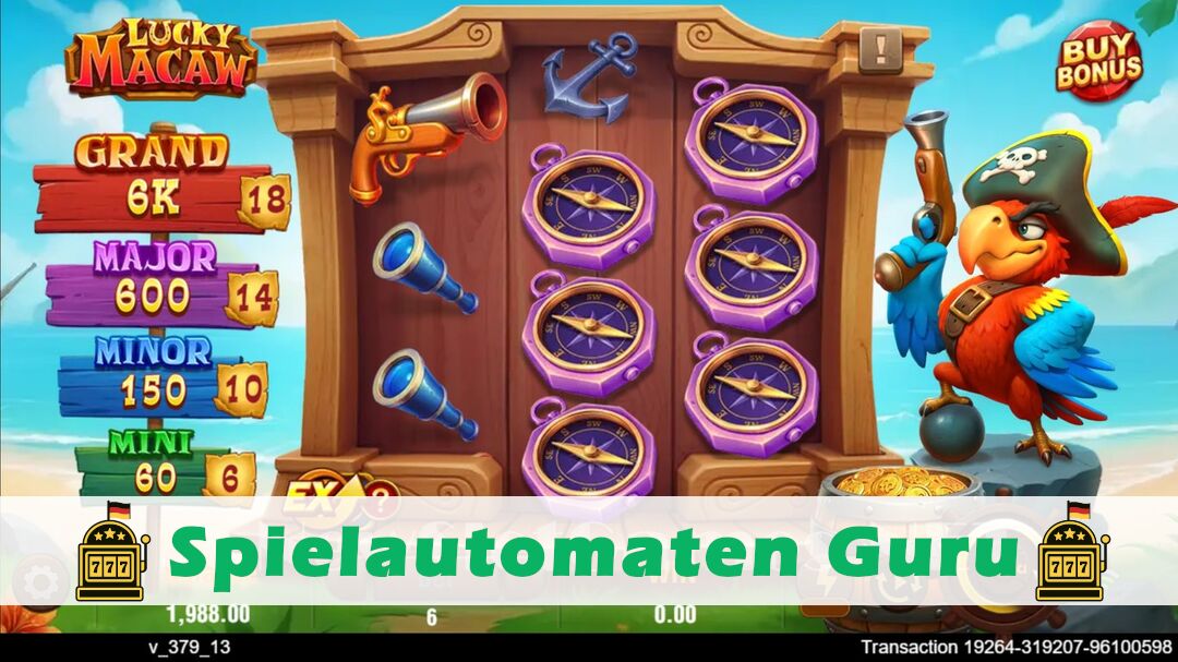 Demo des Spielautomaten Lucky Macaw (TaDa Gaming) Slot
