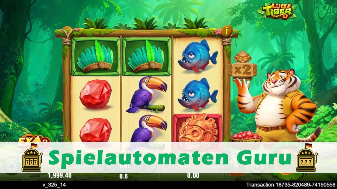 Demo des Spielautomaten Lucky Tiger (TaDa Gaming) Slot