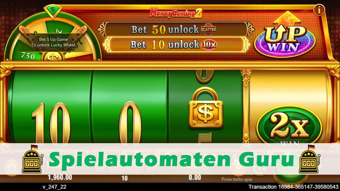 Demo des Spielautomaten Money Coming 2 (TaDa Gaming) Slot