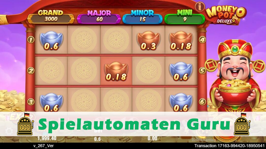 Demo des Spielautomaten Money Pot Deluxe (TaDa Gaming) Slot