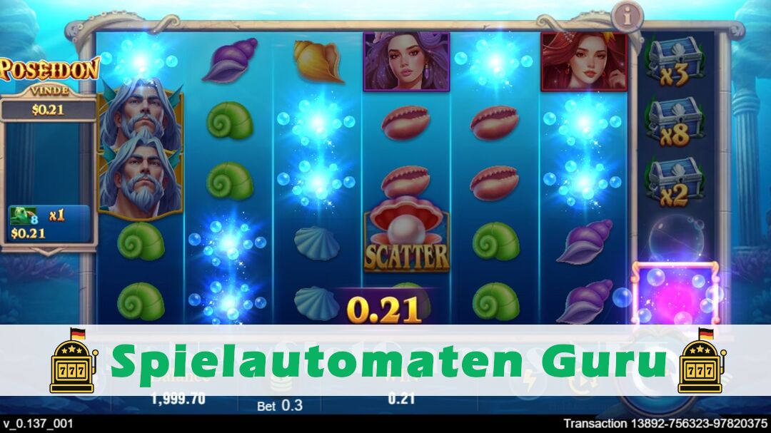 Demo des Spielautomaten Poseidon (TaDa Gaming) Slot