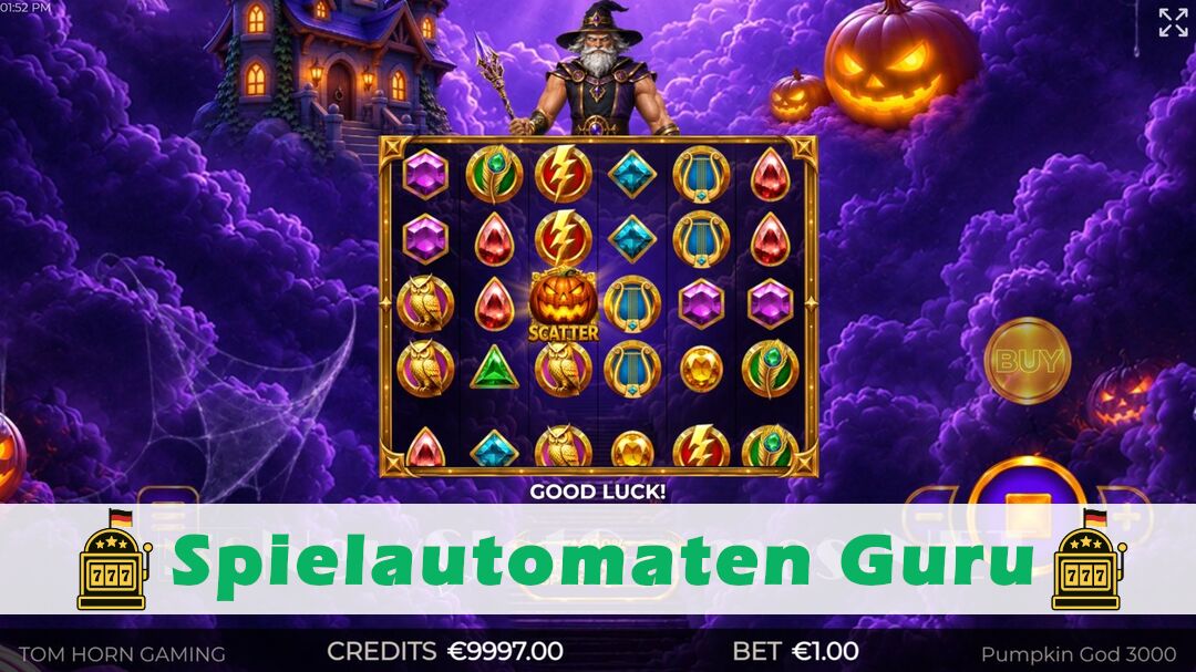 Demo des Spielautomaten Pumpkin God 3000 (Tom Horn Gaming) Slot