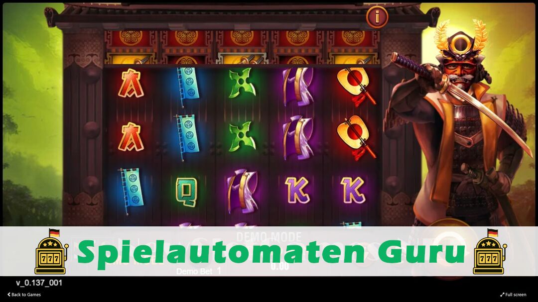Demo des Spielautomaten Shogun (TaDa Gaming) Slot