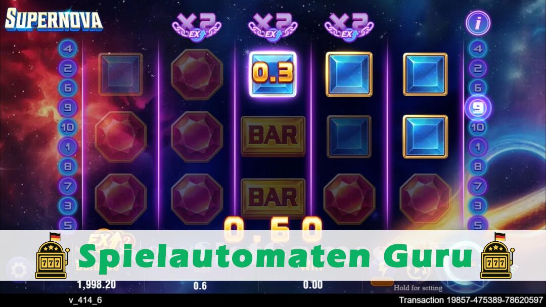 Demo des Spielautomaten Supernova (TaDa Gaming) Slot